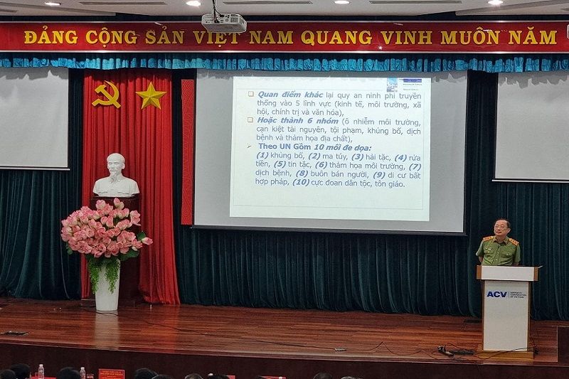 Đảng Ủy Tổng công ty Cảng HK VN tổ chức Hội nghị bồi dưỡng, cập nhật kiến thức về An ninh phi truyền thống