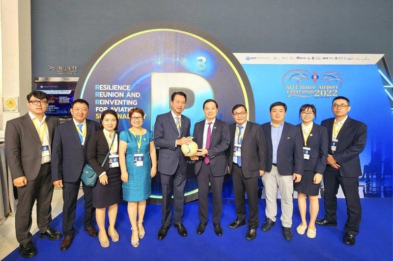 ACV tham dự chương trình “AOT Sister Airports CEO Forum 2022” tại Thái Lan thúc đẩy quá trình hợp tác với Tổng công ty Cảng hàng không Thái Lan (AOT)