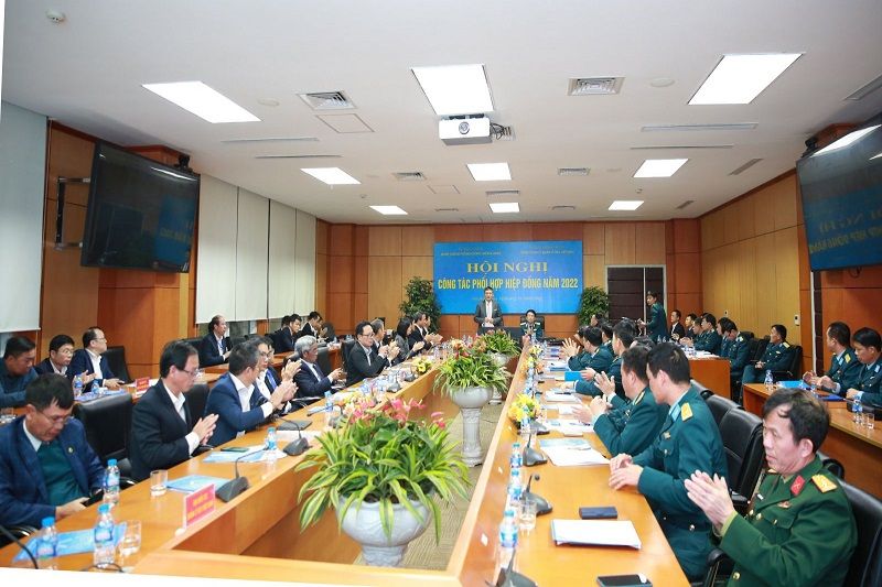 Hội nghị Công tác phối hợp hiệp đồng năm 2022 giữa Quân chủng Phòng không - Không quân và Tổng công ty Quản lý bay Việt Nam