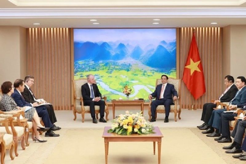 Thủ tướng Phạm Minh Chính tiếp ông Brendan Nelson, Phó Chủ tịch cấp cao Boeing, kiêm Chủ tịch Boeing toàn cầu