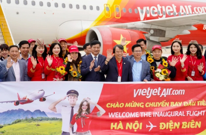 Hãng hàng không Vietjet Air mở thêm đường bay Hà Nội-Điện Biên