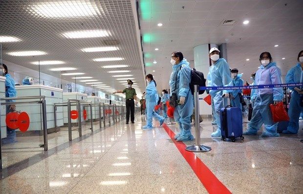 Từ ngày 1/6 đến 7/6, sân bay Nội Bài tạm dừng các chuyến bay quốc tế chở người nhập cảnh