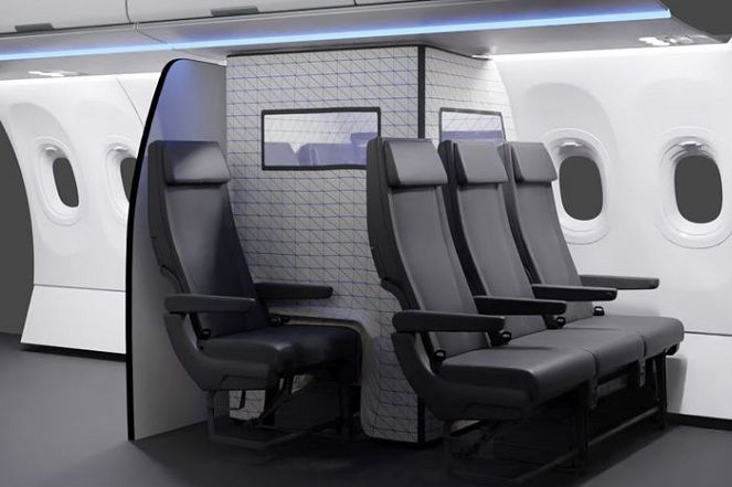Airbus thiết kế 'kios cách ly' phòng chống dịch COVID-19 ngay trên khoang máy bay