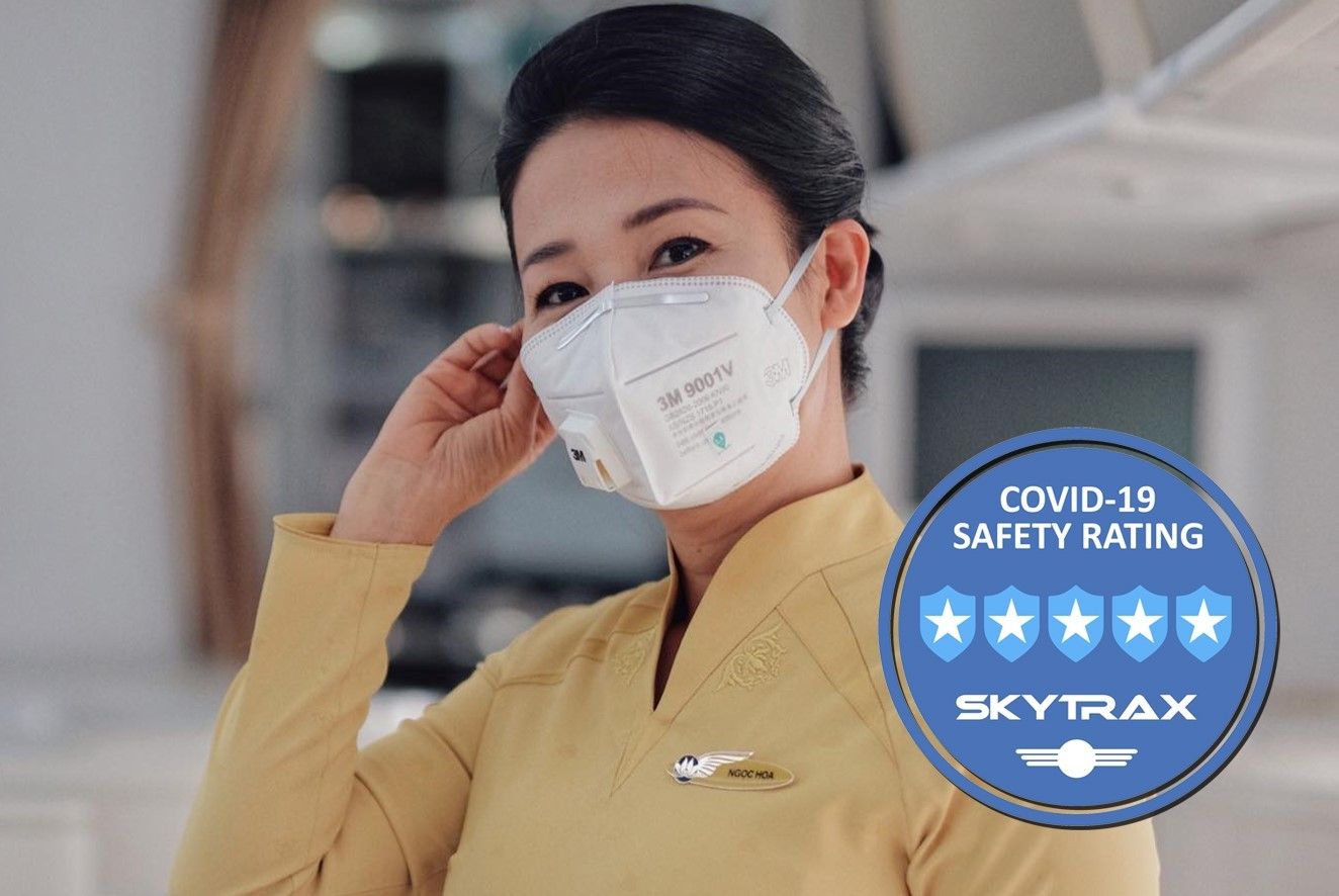 VNA lọt top hàng không dẫn đầu thế giới chinh phục chứng chỉ 5 sao cao nhất Skytrax về an toàn phòng chống dịch Covid-19